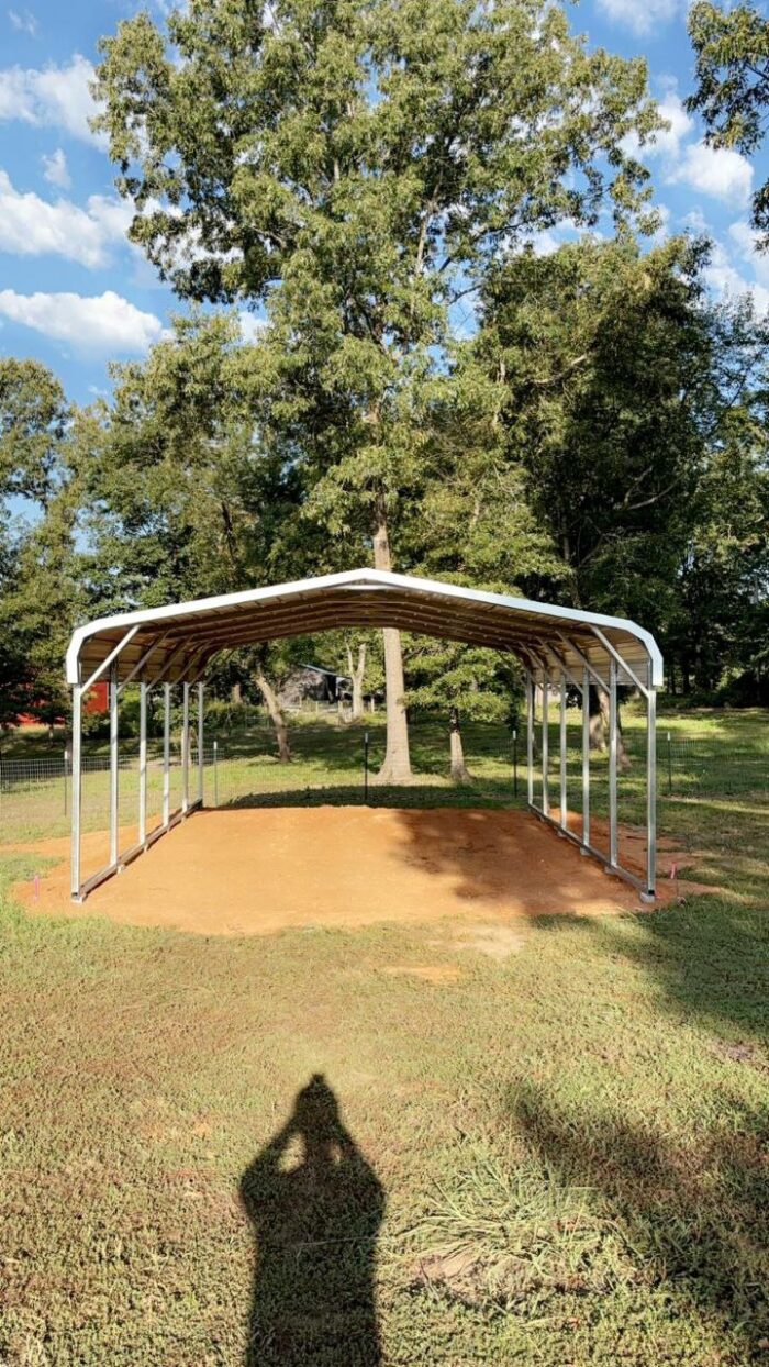 16x20 Metal Carport Car Shelter