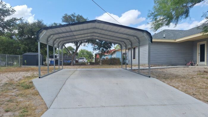 16x20 Metal Carport Car Shelter - Image 3